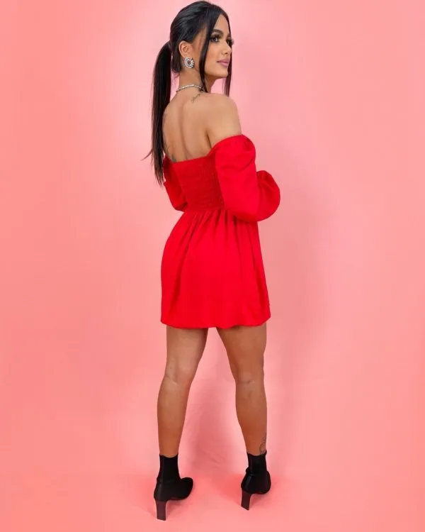 Vestido Graziele - Vermelho