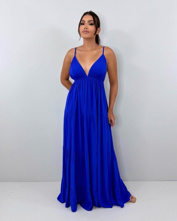 Vestido Sophia - Azul Royal