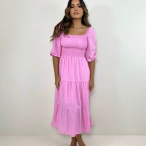 Vestido Juliana - Rosa Bebê - Image 3