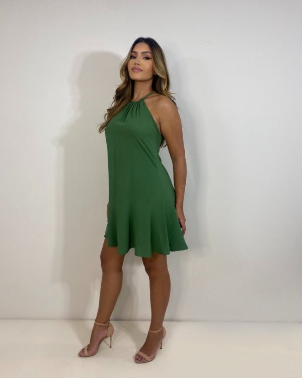 Vestido Regina - Verde Militar