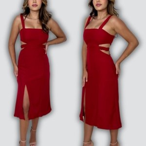 Vestido Bela - Vermelho - Image 3