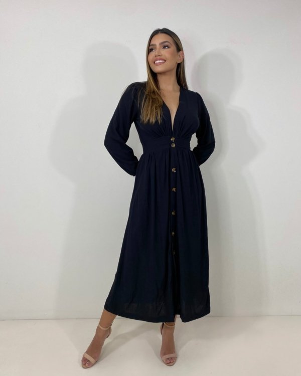 Vestido Clara - Preto