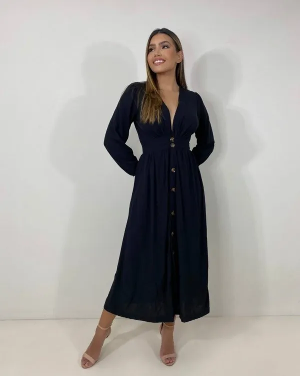 Vestido Clara - Preto