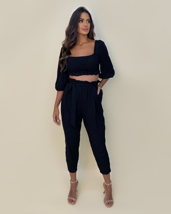 Cropped Cíntia - Preto