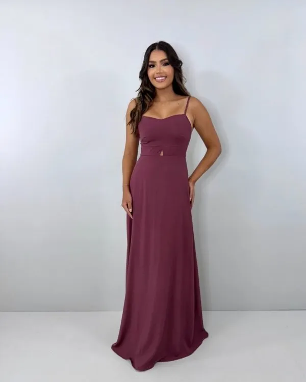 Vestido Lanna - Marrom