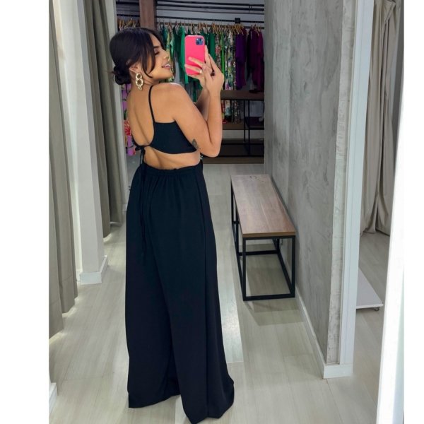 Macacão Helena - Preto