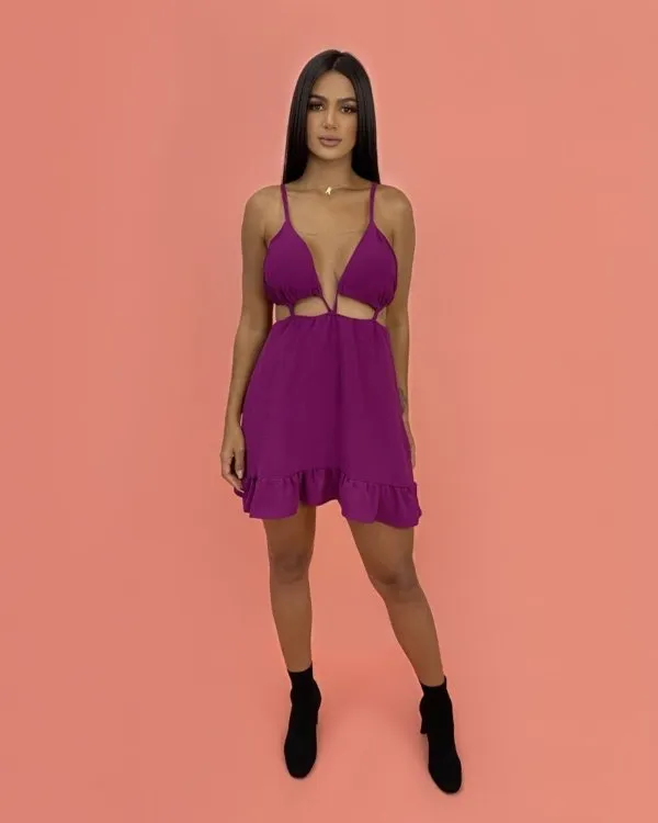 Vestido Nicole - Roxo
