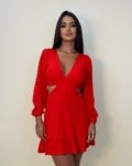 Vestido Cláudia – Vermelho