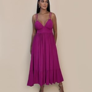 Vestido Maísa - Fúcsia - Image 1