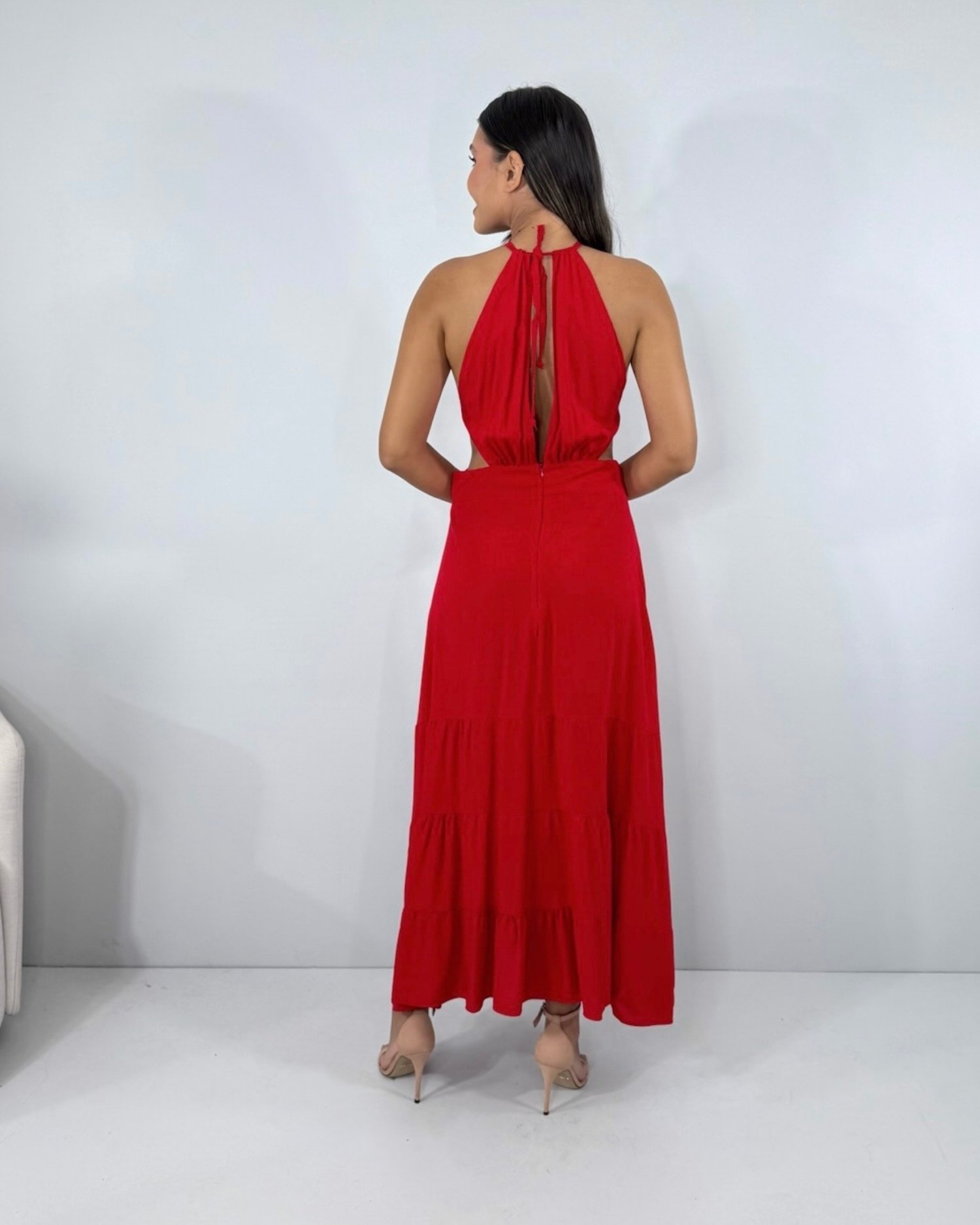 Vestido Estefane - Vermelho - Image 4