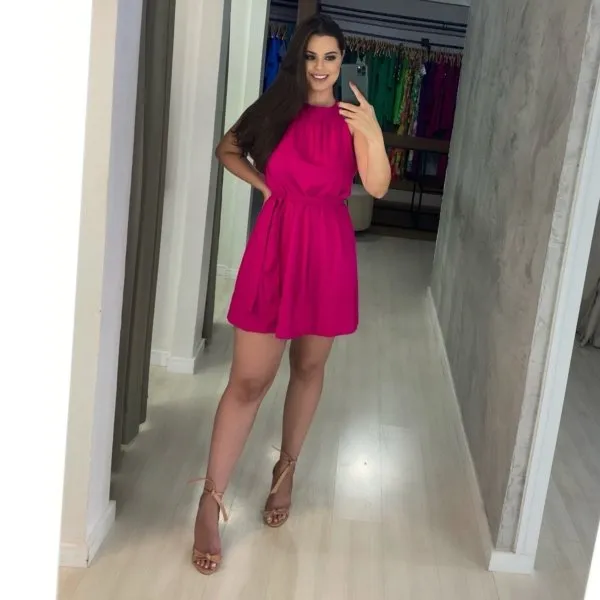 Vestido Daiane - Pink