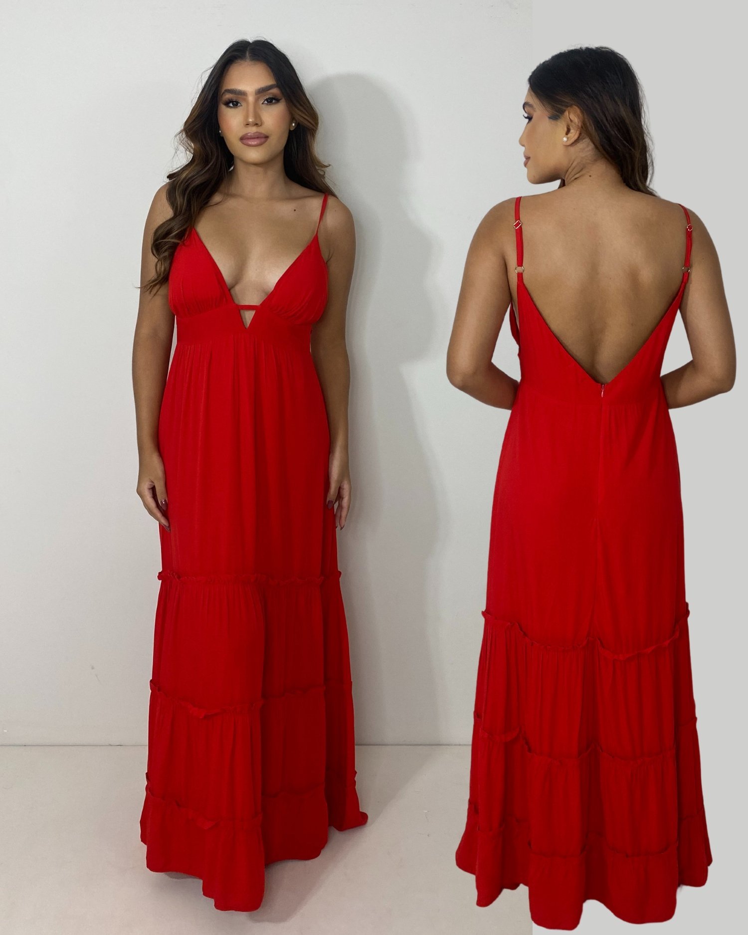 Vestido Raquel - Vermelho - Image 2