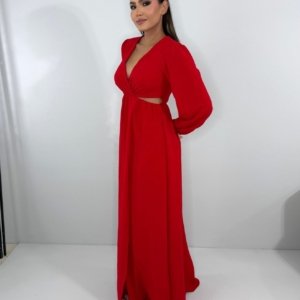 Vestido Magda - Vermelho - Image 4