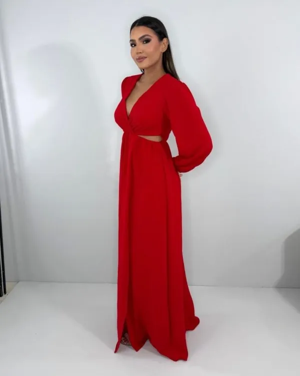 Vestido Magda - Vermelho