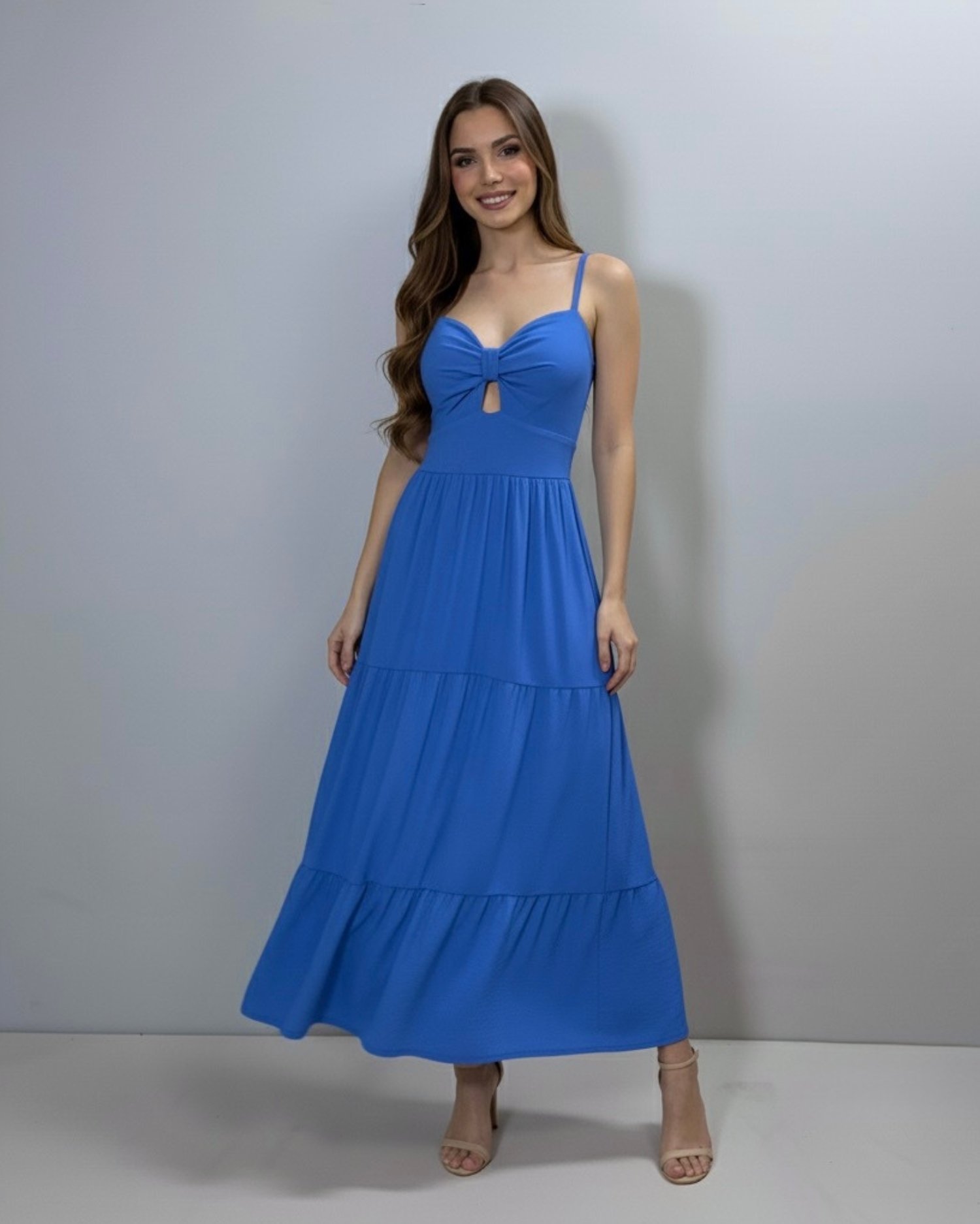 Vestido Jéssica Midi - Azul - Image 1