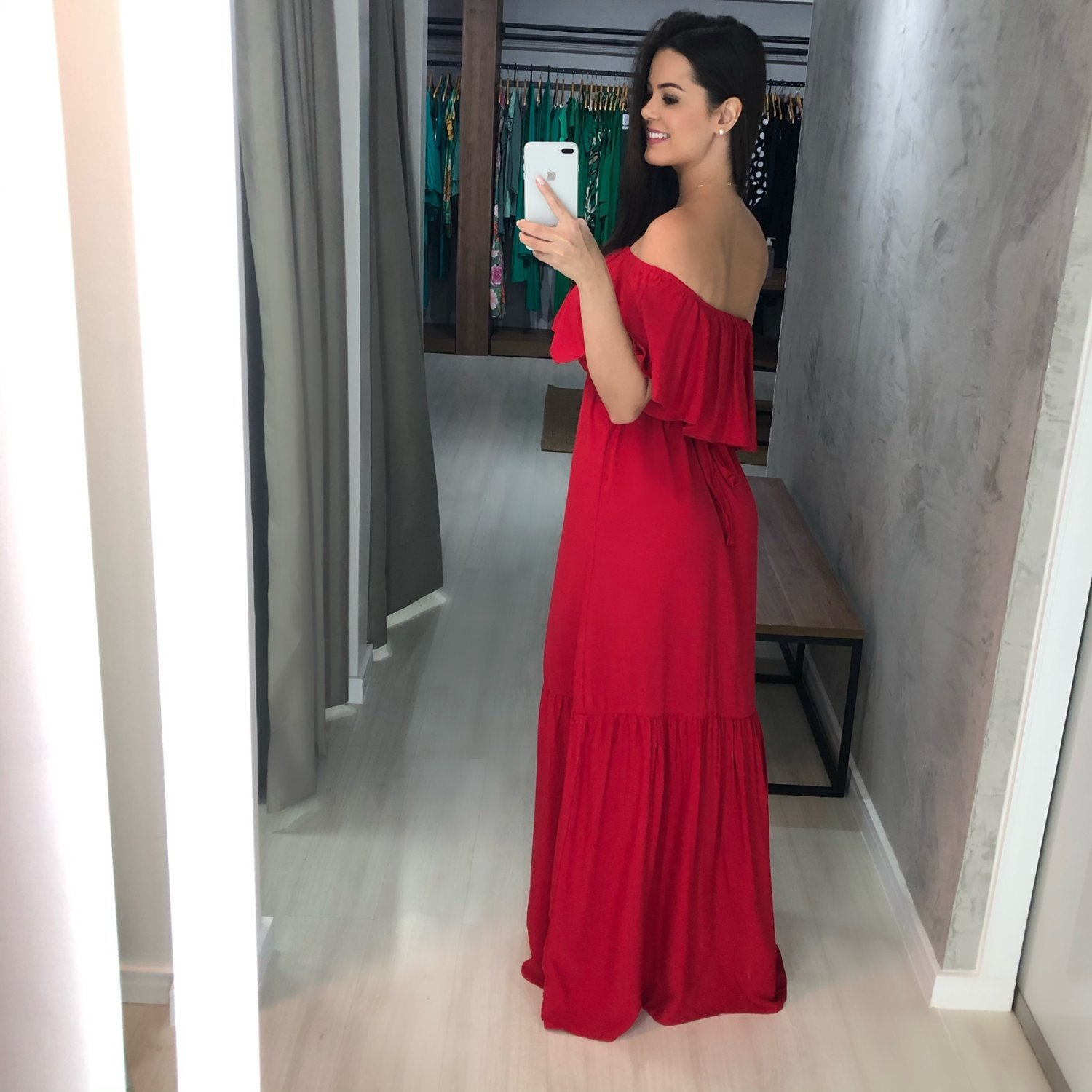 Vestido Luíza - Vermelho - Image 3