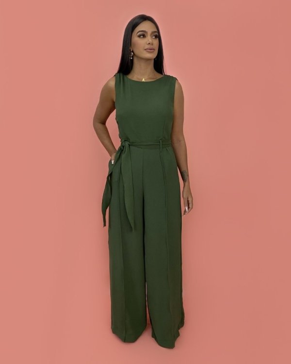 Macacão Celina - Verde Militar