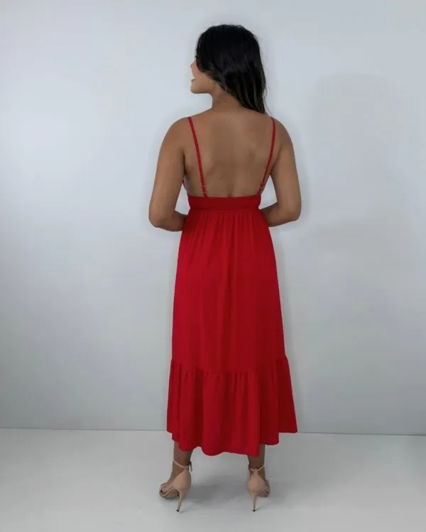 Vestido Beatriz - Vermelho