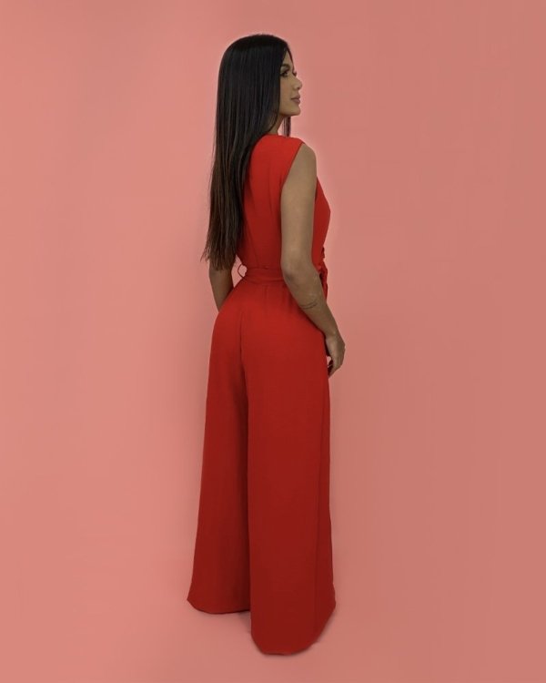 Macacão Celina - Vermelho