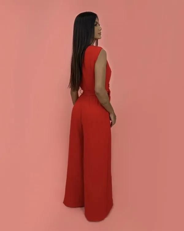 Macacão Celina - Vermelho