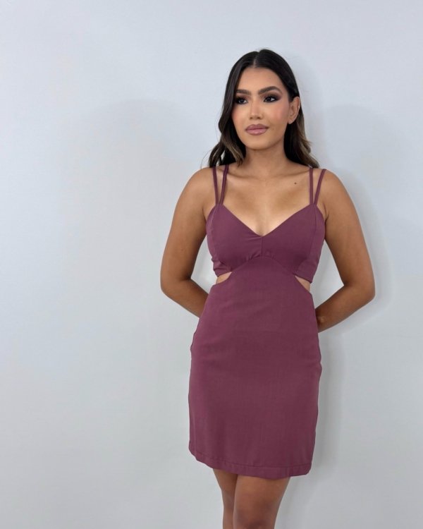 Vestido Leslie - Marrom