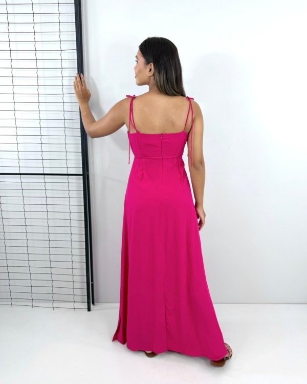 Vestido Drica Longo - Pink