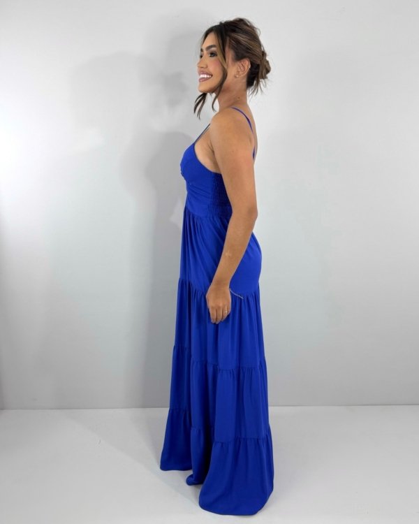 Vestido Cátia - Azul Royal