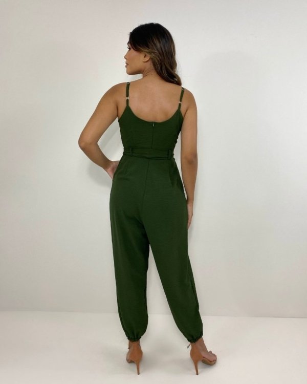 Macacão Sônia - Verde Militar