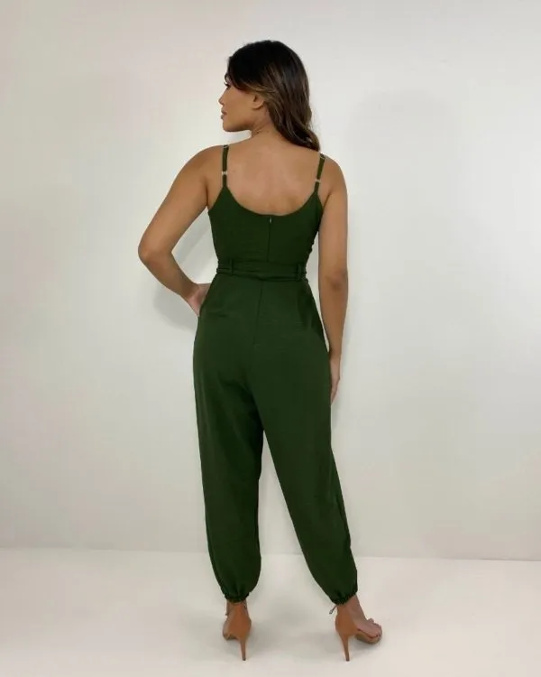 Macacão Sônia - Verde Militar