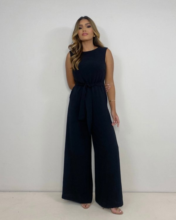 Macacão Celina - Preto