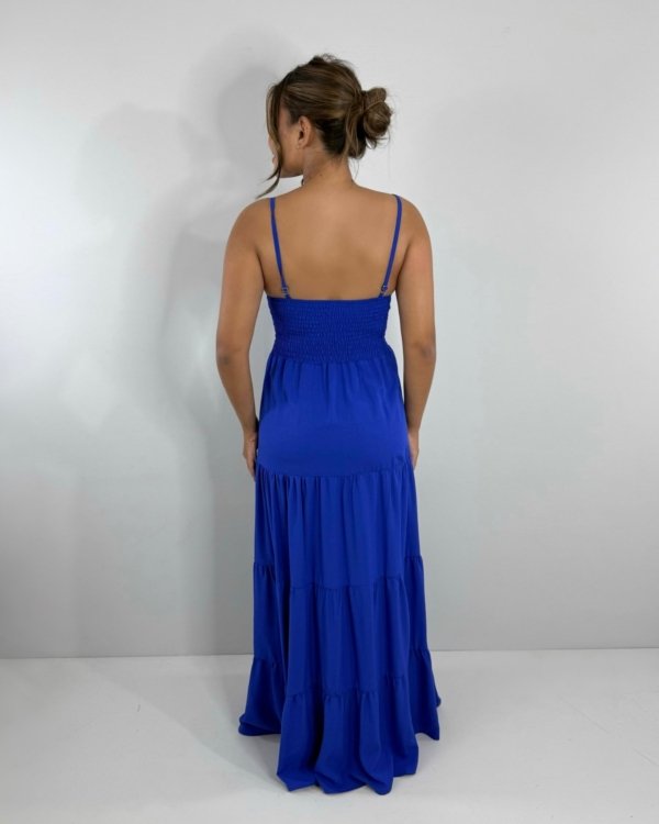 Vestido Cátia - Azul Royal