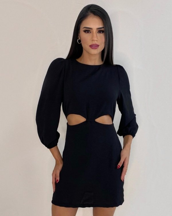 Vestido Tainara - Preto
