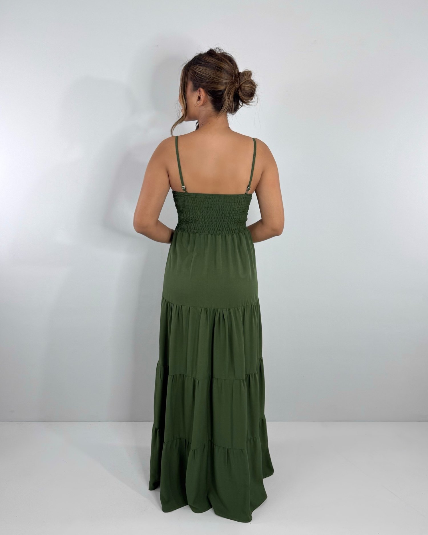 Vestido Cátia - Verde Militar - Image 5