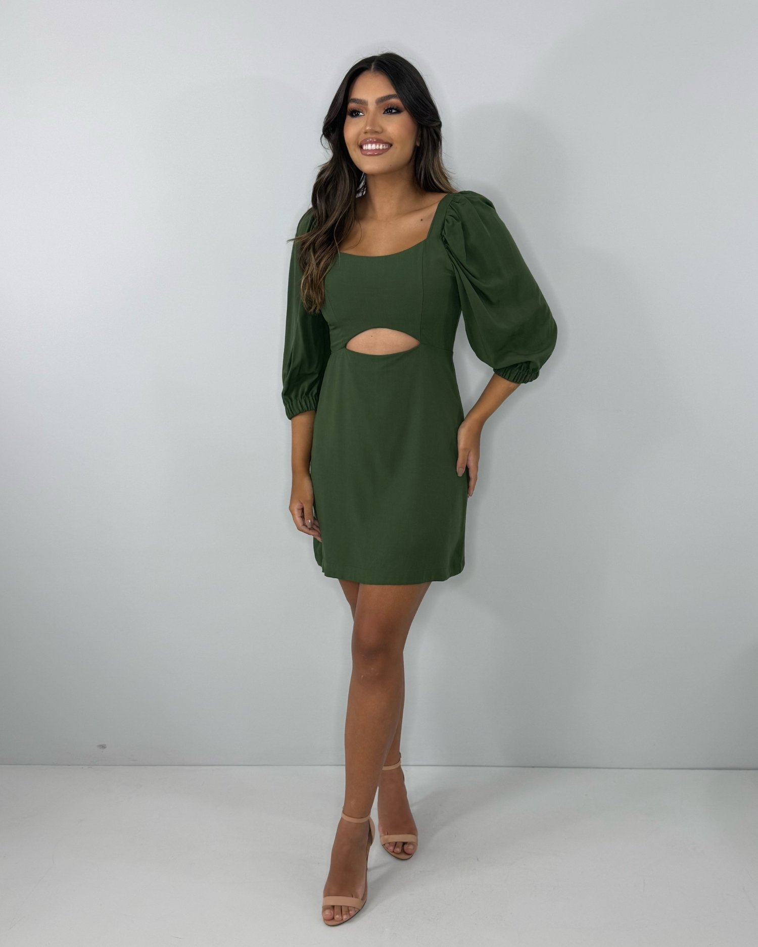 Vestido Yuna - Verde Militar - Image 4