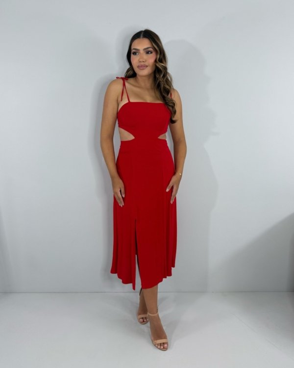 Vestido Amarilis - Vermelho