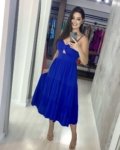 Vestido Jéssica Midi – Azul Royal