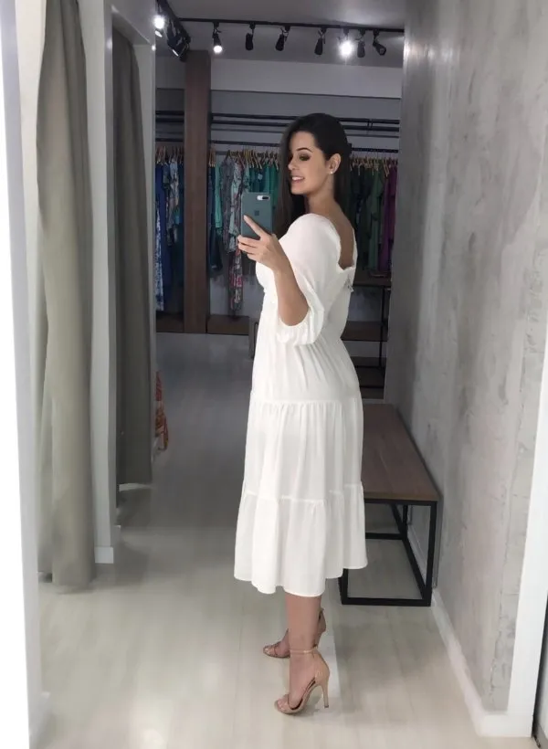 Vestido Juliana - Branco