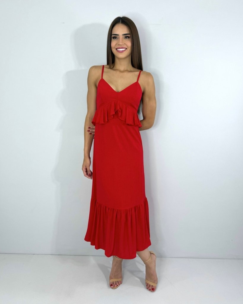Vestido Maggie - Vermelho