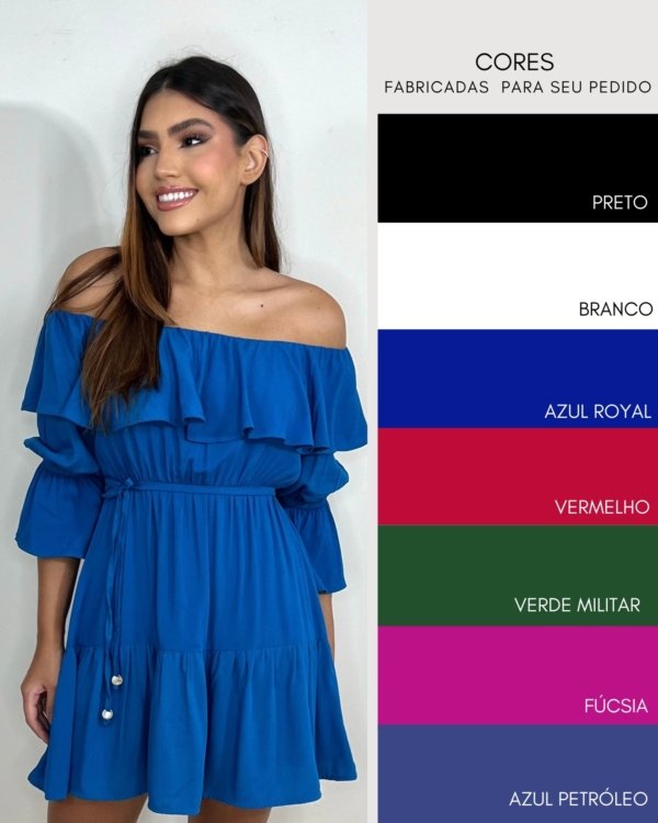 Vestido Lídia - Cores