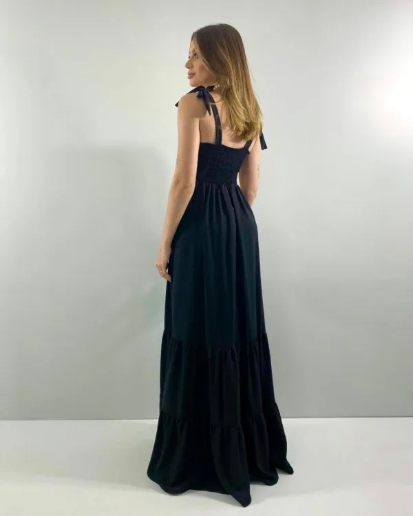 Vestido Pérola - Preto