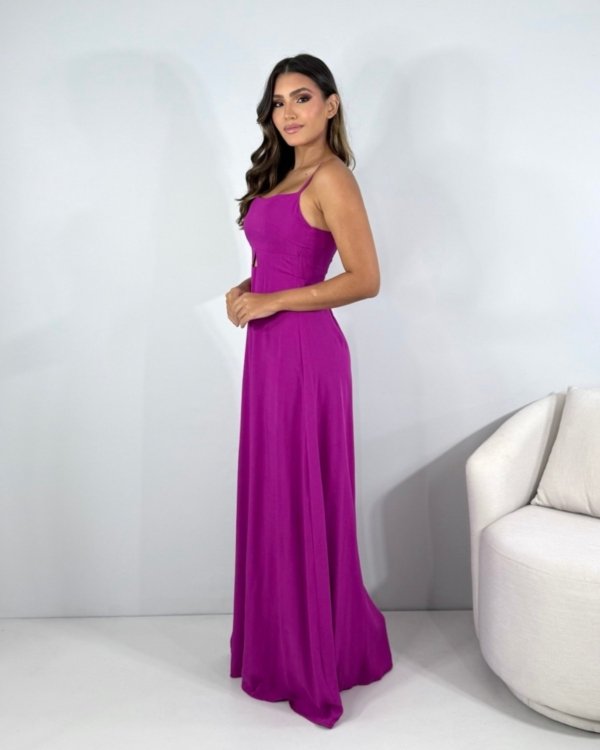 Vestido Lanna - Fúcsia