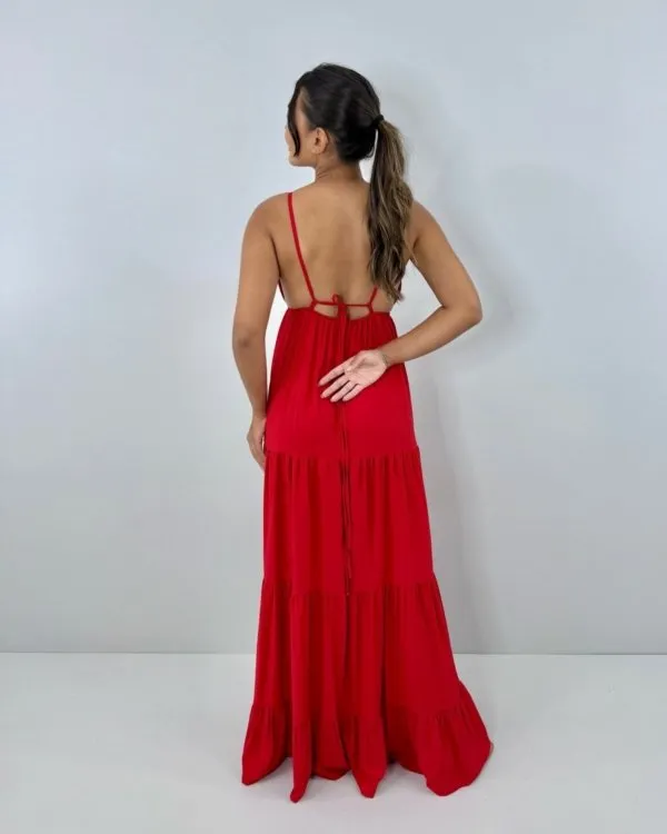 Vestido Sophia - Vermelho
