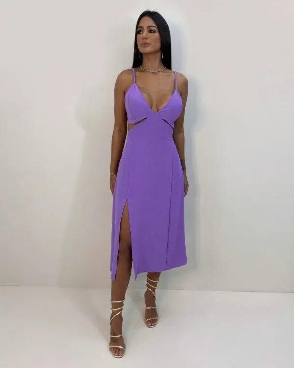 Vestido Kelly - Lilás