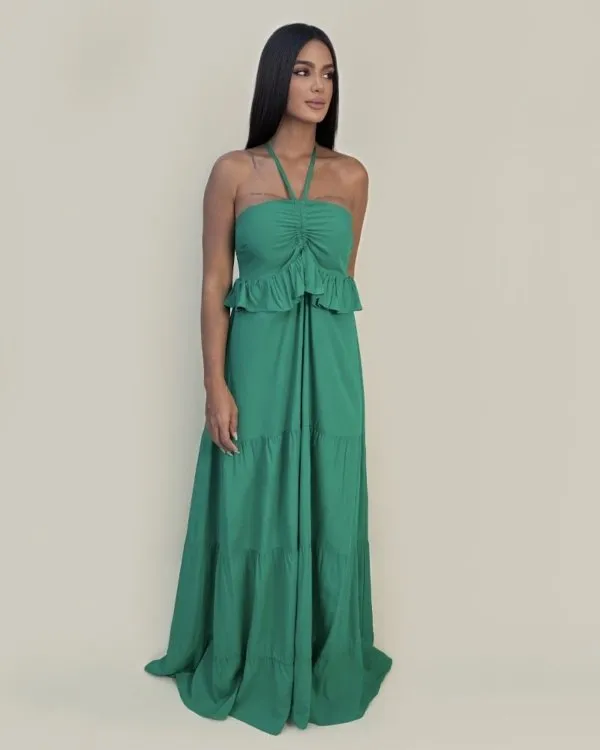 Vestido Marcy - Verde Bandeira