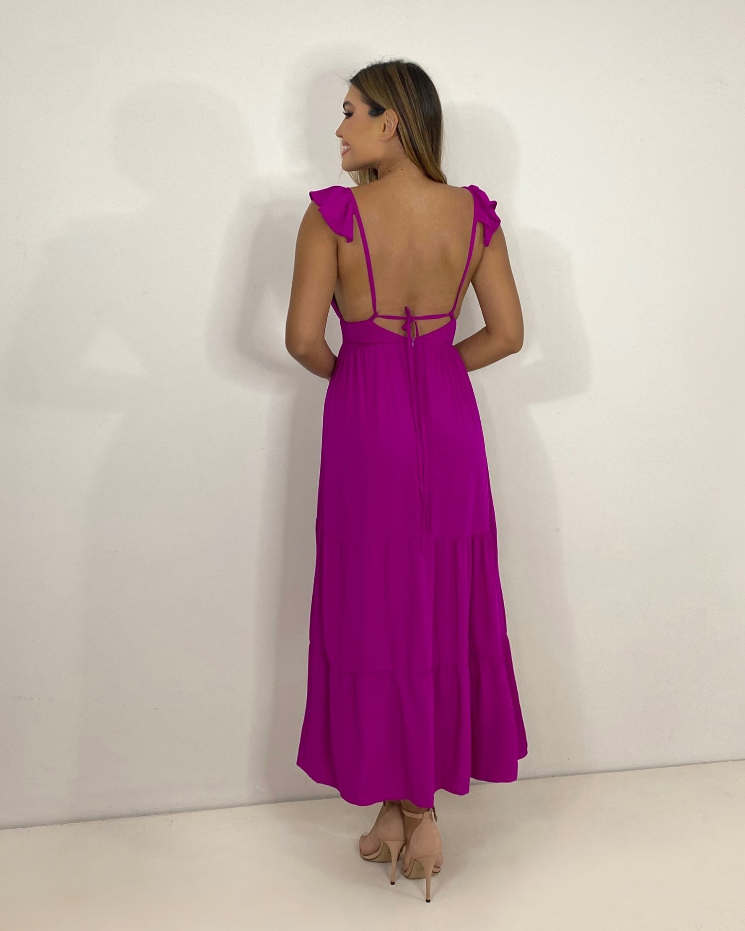 Vestido Maitê - Fúcsia - Image 2