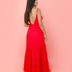 Vestido Raquel - Vermelho - Image 5