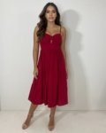 Vestido Jéssica Midi – Marsala