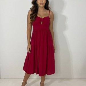 Vestido Jéssica Midi - Marsala - Image 1