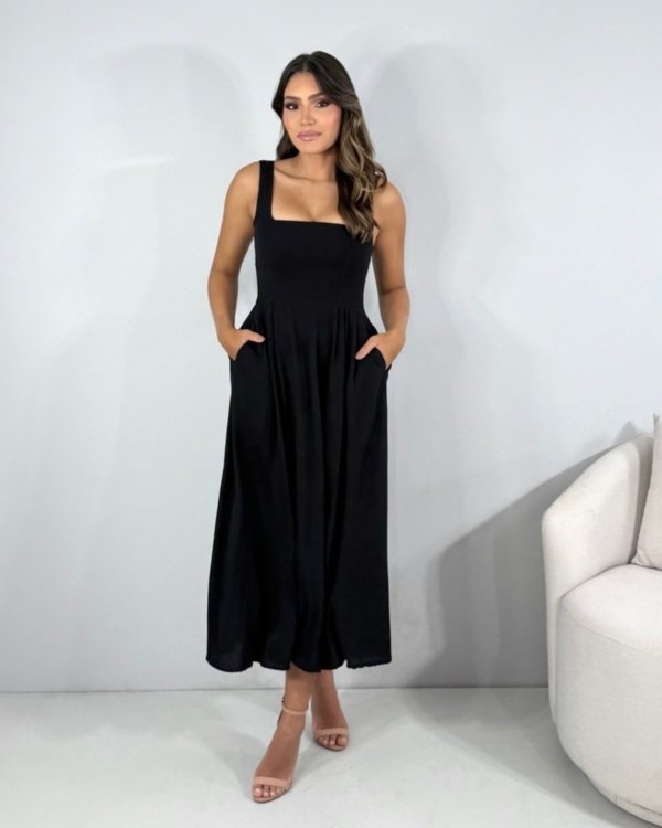 Vestido Samanta - Preto