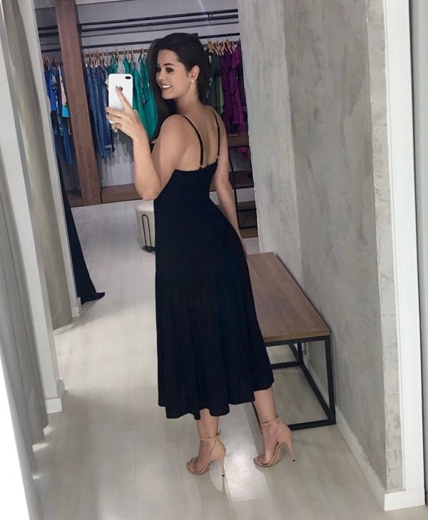 Vestido Jéssica Midi - Preto